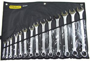 Combination Wrench Sets, 14 Piece, Stanley