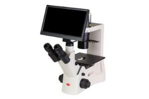 AE2000 Trinocular Inverted Microscope with Moticam BTI10 - front