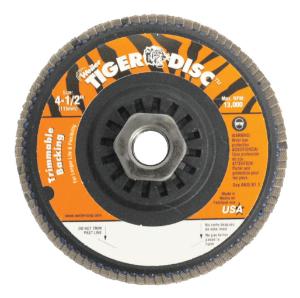 Trimmable Tiger Flap Discs, Weiler