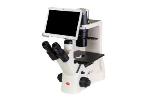 AE2000 Trinocular Inverted Microscope with Moticam BTI10 - front