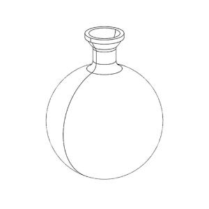 Receiving flask S35 1000 ml