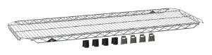 Metro EZA-1848NC Super Erecta EZ-ADD wire shelf, chrome, 18×48 inch.