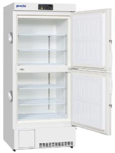 Freezer with manual defrost, MU539H, right up down open without container