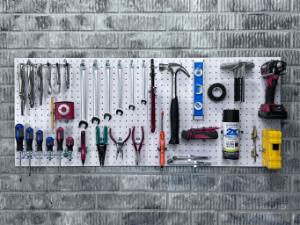 Hooks for PolyPegboard/Pegboard
