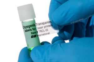 TransCRYO™ transparent cryogenic laser labels