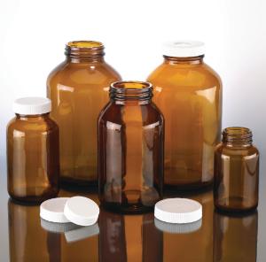 VWR® TraceClean® Wide Mouth Packers, Amber Glass