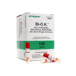 BI-OK® EO Gas Biological Indicator Vials, Propper Manufacturing