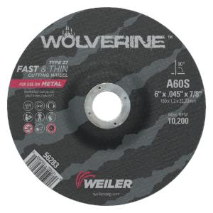 Wolverine Thin Cutting Wheels, Weiler