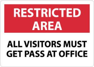 Visitor Signs, National Marker