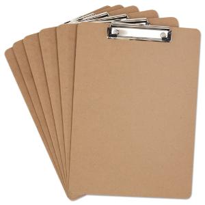 Universal® Recycled Hardboard Clipboard with Low-Profile Clip