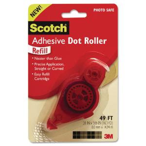 Scotch® Adhesive Dot Roller Refill, 3M