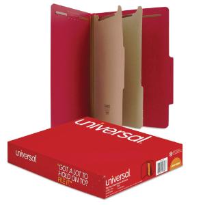 Universal® Bright Colored Pressboard Classification Folders