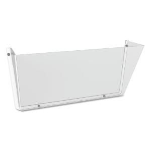 Single pocket wall file, letter, clear