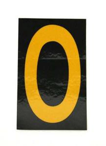 Reflective Self-Adhesive Letters and Numbers, National Marker