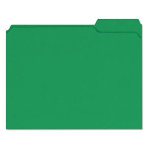 Universal® Heavyweight Colored File Folders With Top Tabs