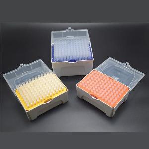 Long pipet tip, with rack, filtered