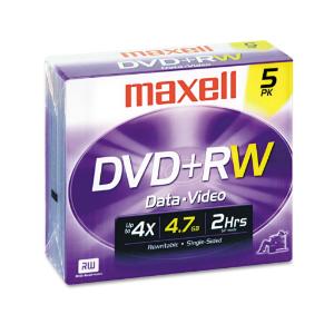 Maxell® DVD+RW Rewritable Disc, Essendant LLC MS