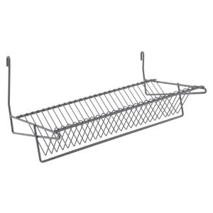 Lid holder slanted-drying shelf gray