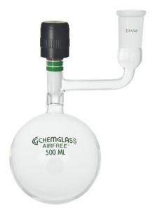 Airfree® Schlenk Storage Flasks with Sidearm, Chemglass