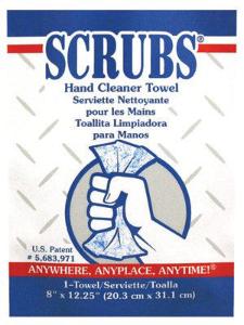 SCRUBS® Hand Cleaner Towels, Dymon