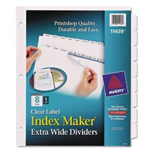 Avery® Index Maker® Clear Label Dividers