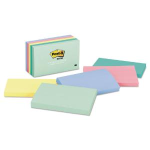 Post-it® Notes Original Pads in Pastel Colors, Essendant