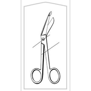 Econo™ Sterile Lister Bandage Scissors, Sklar