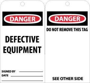 NMC Accident Prevention Tags