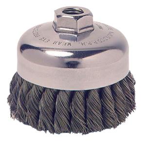 Weiler® Vortec Pro® Knot Wire Cup Brush, ORS Nasco
