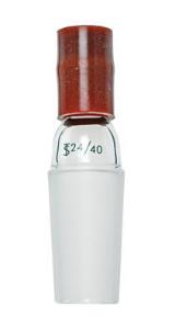Inlet Thermometer Adapters, with Rubber Fitting, Chemglass