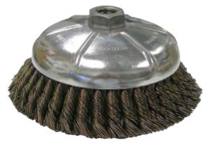 Weiler® Vortec Pro® Knot Wire Cup Brush, ORS Nasco