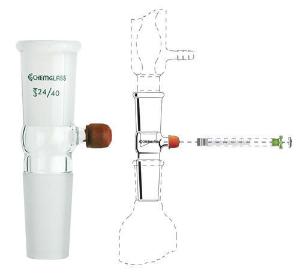 Syringe Addition Adapters, Chemglass