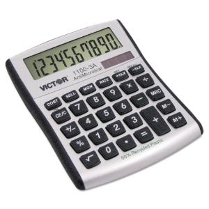 Victor® 1100-3A AntiMicrobial 8-Digit Desktop Calculator