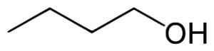 N-butyl alcohol chemical structure