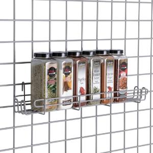 Spice rack-utility shelf metroseal gray