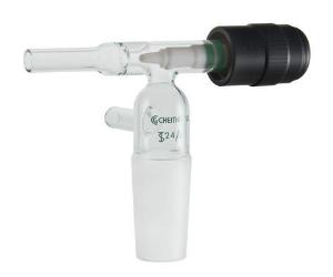 Adapter, Flow Control, Standard Taper Joints, Chemglass