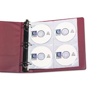 C-Line® CD/DVD Ring Binder Kit Refill Pages