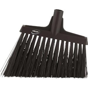 Broom angle cut stiff 11" pp/pet black