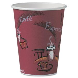 SOLO® Cup Company Paper Hot Drink Cups in Bistro™ Design, Essendant