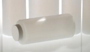 Cylinder Bottles, Natural High-Density Polyethylene, Wide Mouth, Qorpak®