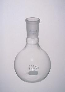 PYREX® Short Neck Boiling Flask, Round Bottom, [ST] Joint, Corning
