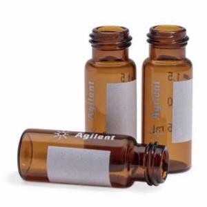Screw top vials, with write-on spot
