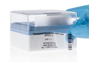 TransCRYO™ transparent cryogenic laser labels