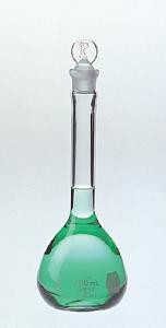 KIMAX® Volumetric Flasks with [ST] Glass Stopper, Class A, Serialized and Certified, Kimble Chase