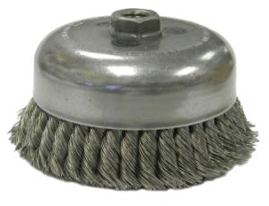 Weiler® Heavy-Duty Knot Wire Cup Brush, ORS Nasco