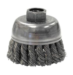 Weiler® Single Row Heavy-Duty Knot Wire Cup Brush, ORS Nasco