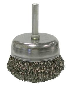 Weiler® Stem-Mounted Crimped Wire Cup Brush, ORS Nasco