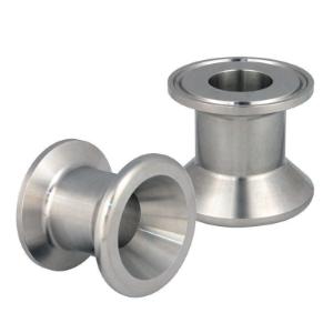 Adapters, Sanitary, Beaded Pipe, Stainless Steel, Tri-Clamp