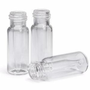 Screw top vial, with fixed insert