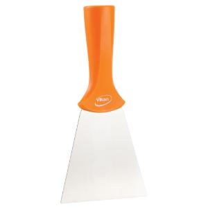 Scraper ss blade / threaded 4" orange